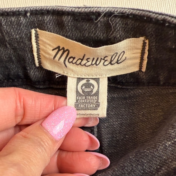 Madewell Women's Charcoal Curvy Perfect Vintage Straight Jeans Size 33 - Picture 2 of 14